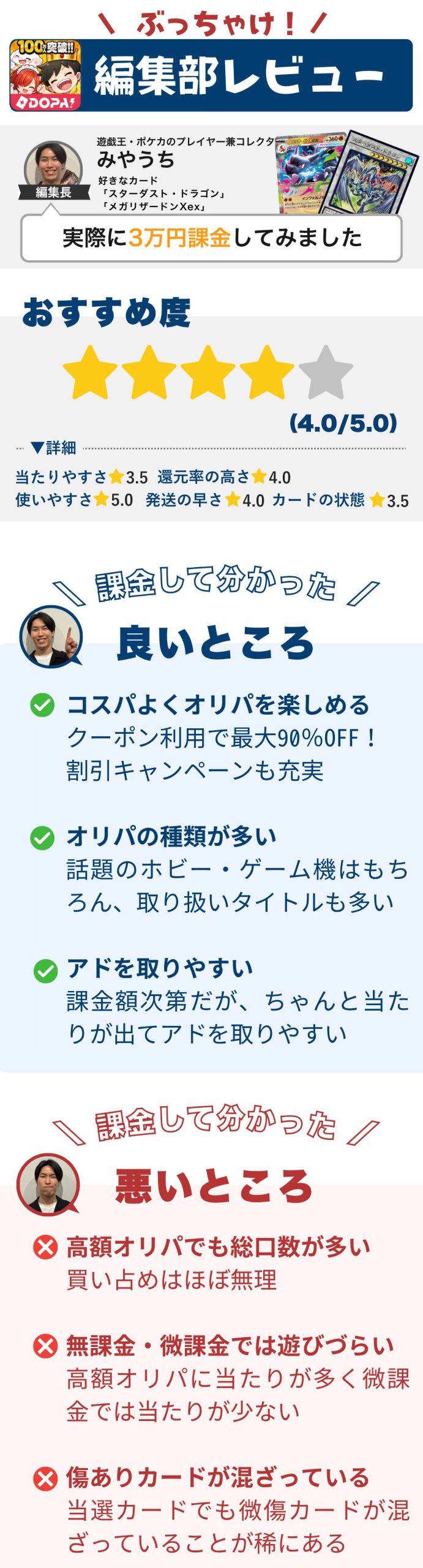 DOPA 編集部レビュー